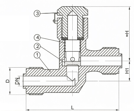Drawing of DIN Bronze Male Threaded Check Valve.jpg